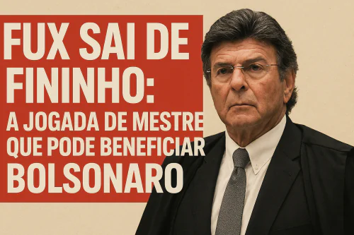 Fux sai de fininho: a jogada de mestre que pode beneficiar Bolsonaro